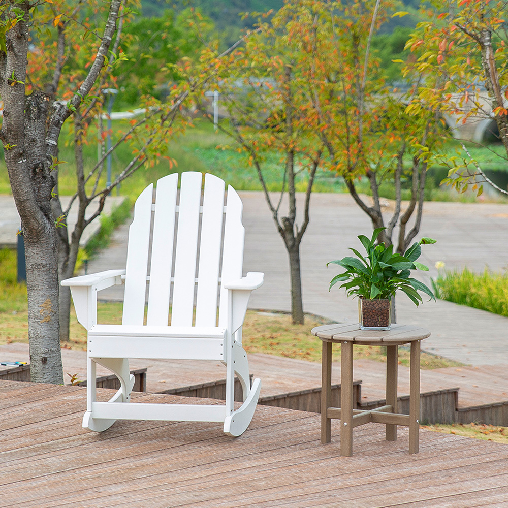 TTM004 Antique HDPE Garden Park Patio Adirondack Phù hợp với bộ bàn bên hình chữ nhật