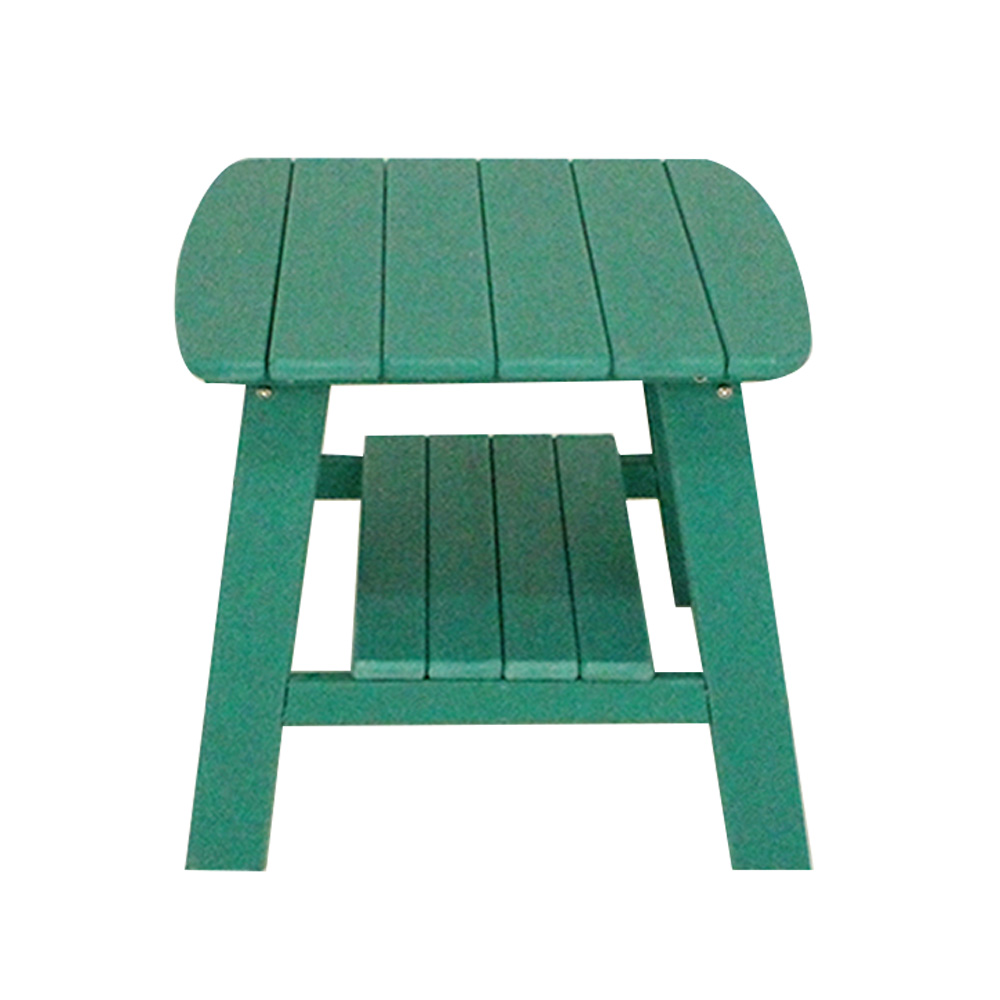 TTM001 Ghế bập bênh Adirondack ngoài trời có kệ kéo 2 lớp HDPE có bàn bên