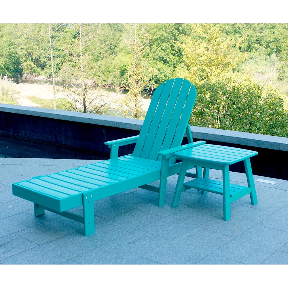 Bộ Ghế Chống Nắng Ngoài Trời CLS202 Và Ghế Chaise HDPE Chống Ẩm